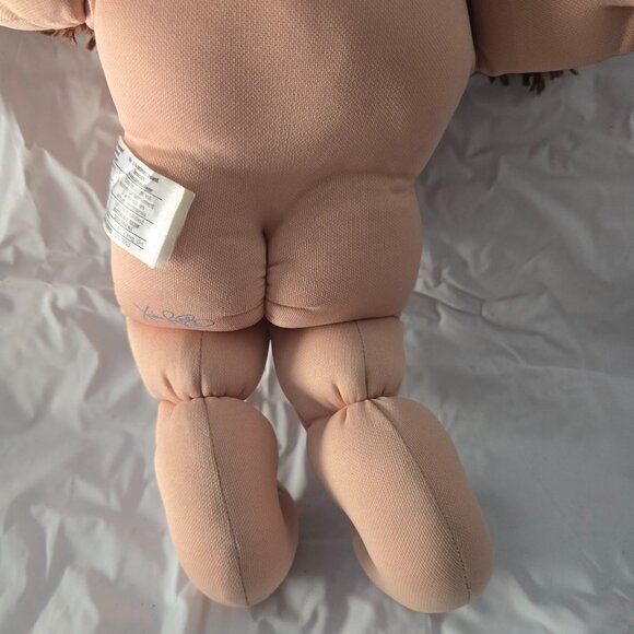 Cabbage Patch Kids Doll Vintage 1982 Coleco Brown Yarn Hair Brown Eyes Tooth - Picture 9 of 14